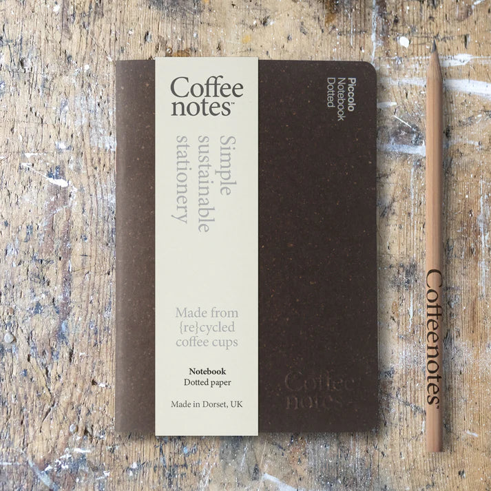 Coffee Notes Repurposed Waste A6 Beer Notebook - Bock- Uneeka