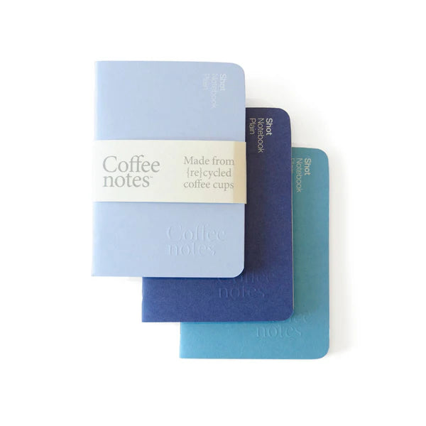 Coffee Notes Repurposed Waste A7 Splash Notebook - NB-3-S-SS-P-SH - Uneeka