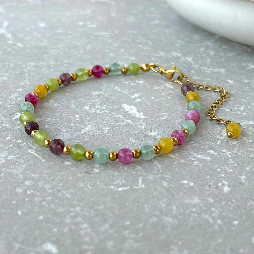 Colourful Beaded Bracelet - BR036 - Uneeka