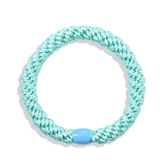 Colourful Woven Hair Tie Peppermint Green Uneeka