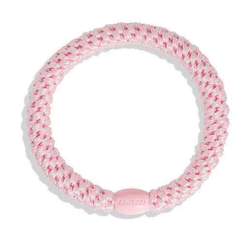 Colourful Woven Hair Tie - Pink - Uneeka