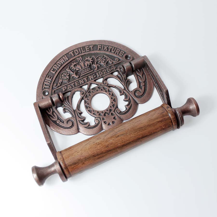 Copper Crown Fixture Toilet Roll Holder