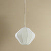 Cream Linen Lantern Pendant - 2987706 - Uneeka Lighting