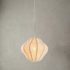 Cream Linen Lantern Pendant - 2987706 - Uneeka Lighting