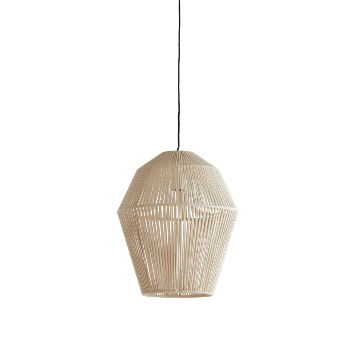Cream Nylon String Basket Pendant - 2970643 - Uneeka
