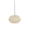 Cream Nylon String Hexagonal Pendant - 2970343 - Uneeka