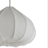 Cream Pear-Shaped Fabric Pendant - 2978743 - Uneeka
