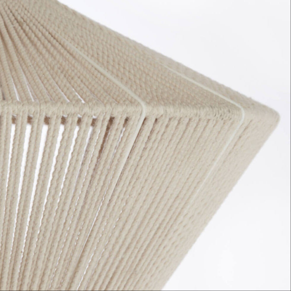 Cream Rope Lantern Pendant - 2973284 - Uneeka