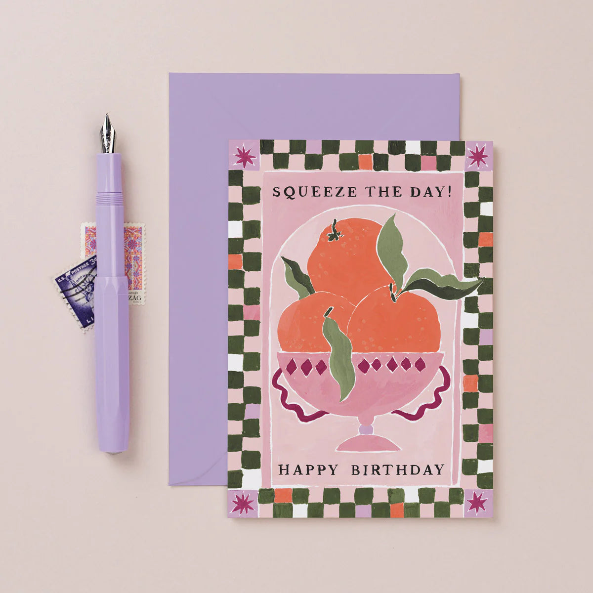 Squeeze The Day Birthday Card - DPC03 - Uneeka