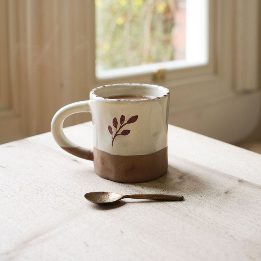 Hand Painted Sprig Mug - MWPT249 - Uneeka