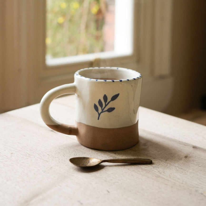 Hand Painted Sprig Mug - MWPT251 - Uneeka