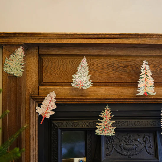 Screen Printed Forest Garland - GAR-FOREST - Uneeka