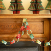 Screen Printed Festive Paper Chain Kit - CHAIN-FESTIVE - Uneeka