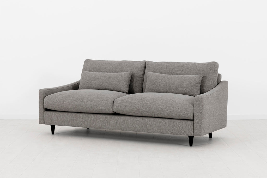 Swyft Model 07 3 Seater Sofa - Made To Order Shadow Linen