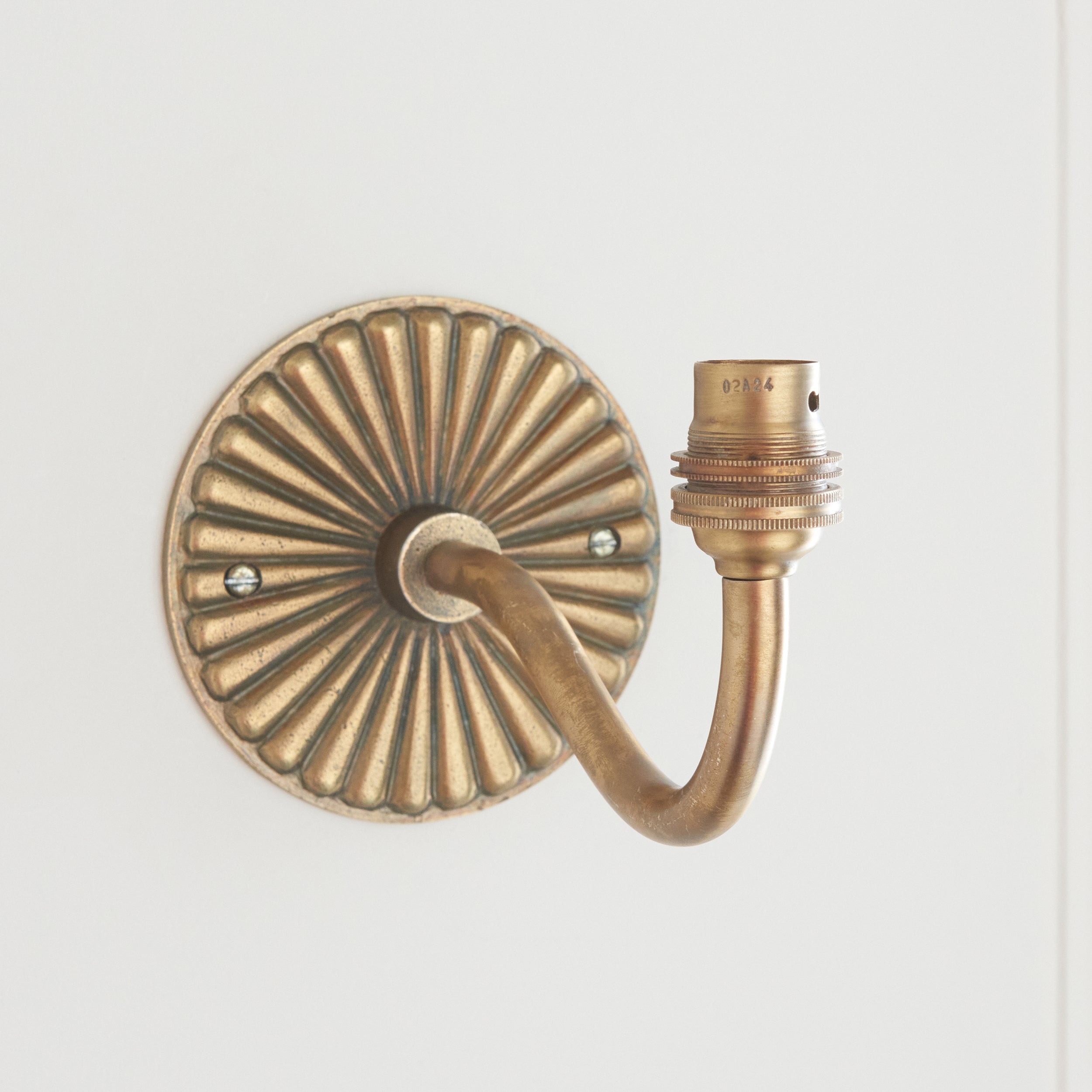Dahlia Curve Wall Light with Printed Shade Fitting - Uneeka