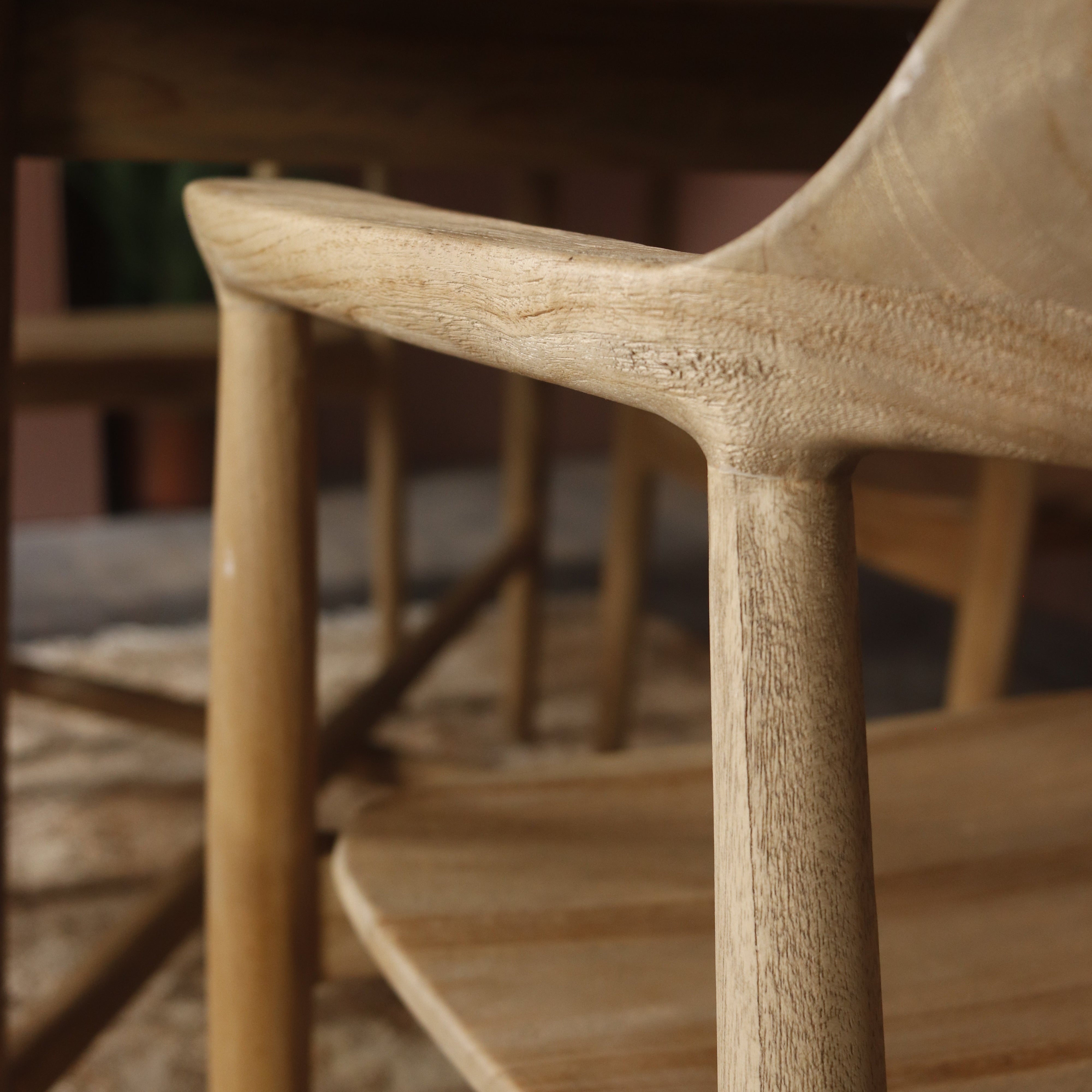 Denmark Round Arm Dining Chair - SH07T - Uneeka