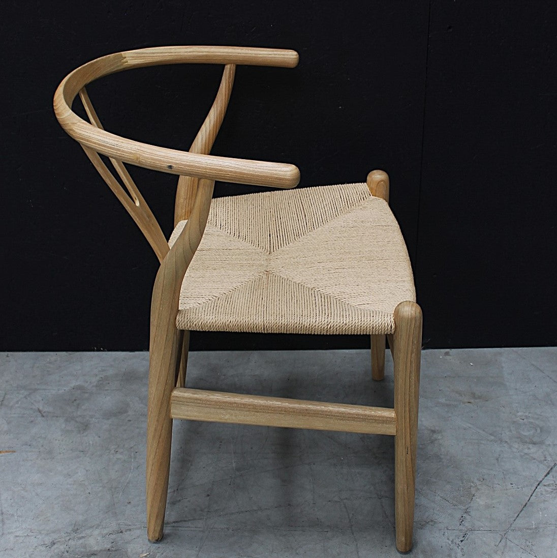 Denmark Wishbone Natural Loom Dining Chair - SH11L - Uneeka