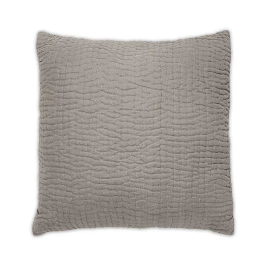 Deuli Warm Grey Linen Cushion Square Nkuku