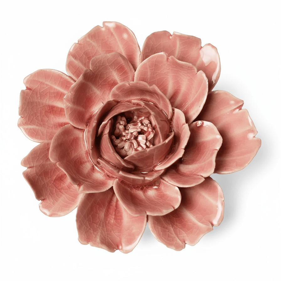 Ceramic Pink Rose Flower - EG37 - Uneeka