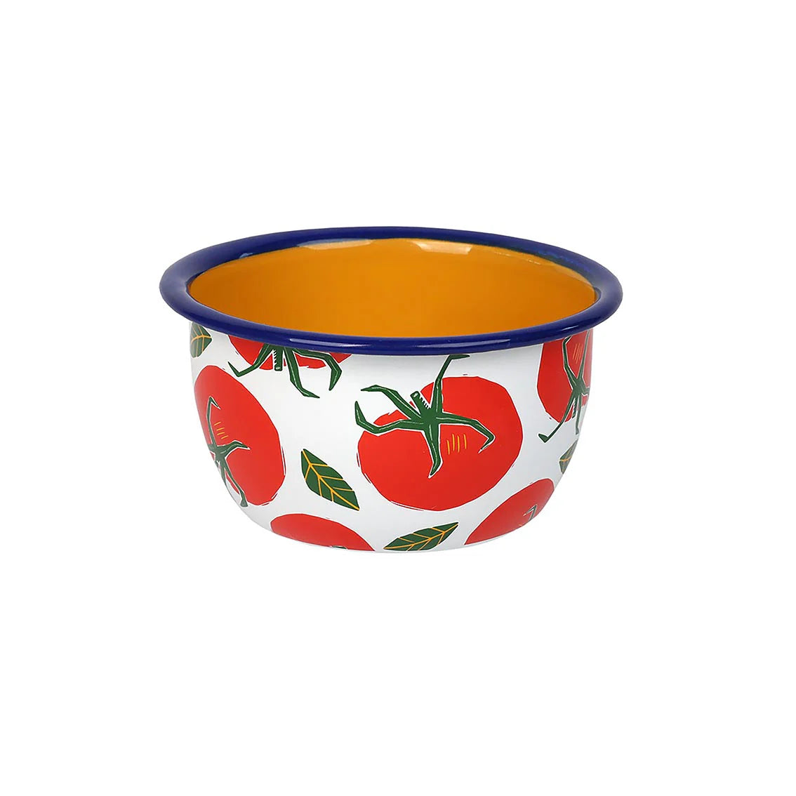 Tomato Enamel Nibble Bowl - ENML-BOWL-TOM-12 - Uneeka