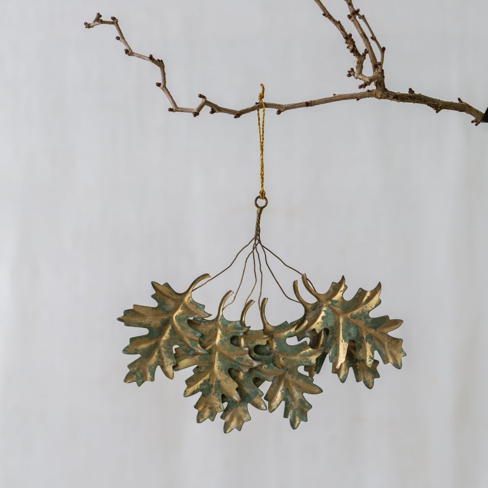 Golden Leaf Hanging Cluster - EW9368 - Uneeka