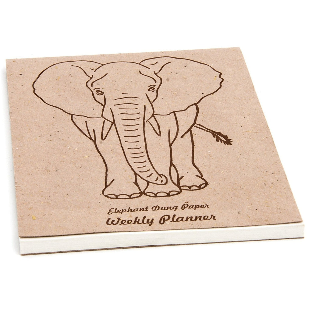 Elephant Dung Notebook/ Planner