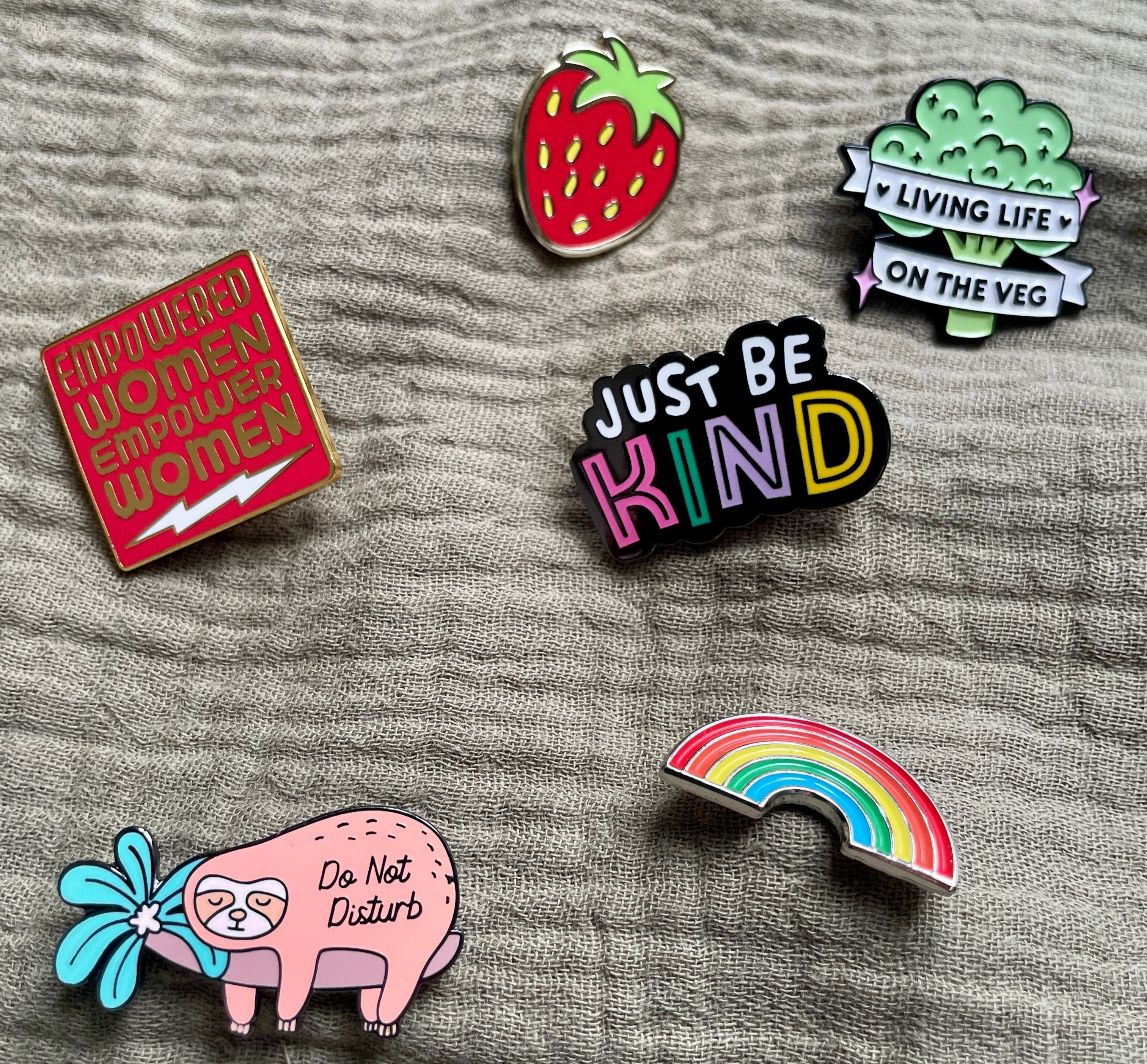 Enamel Pins & Vinyl Stickers at Uneeka
