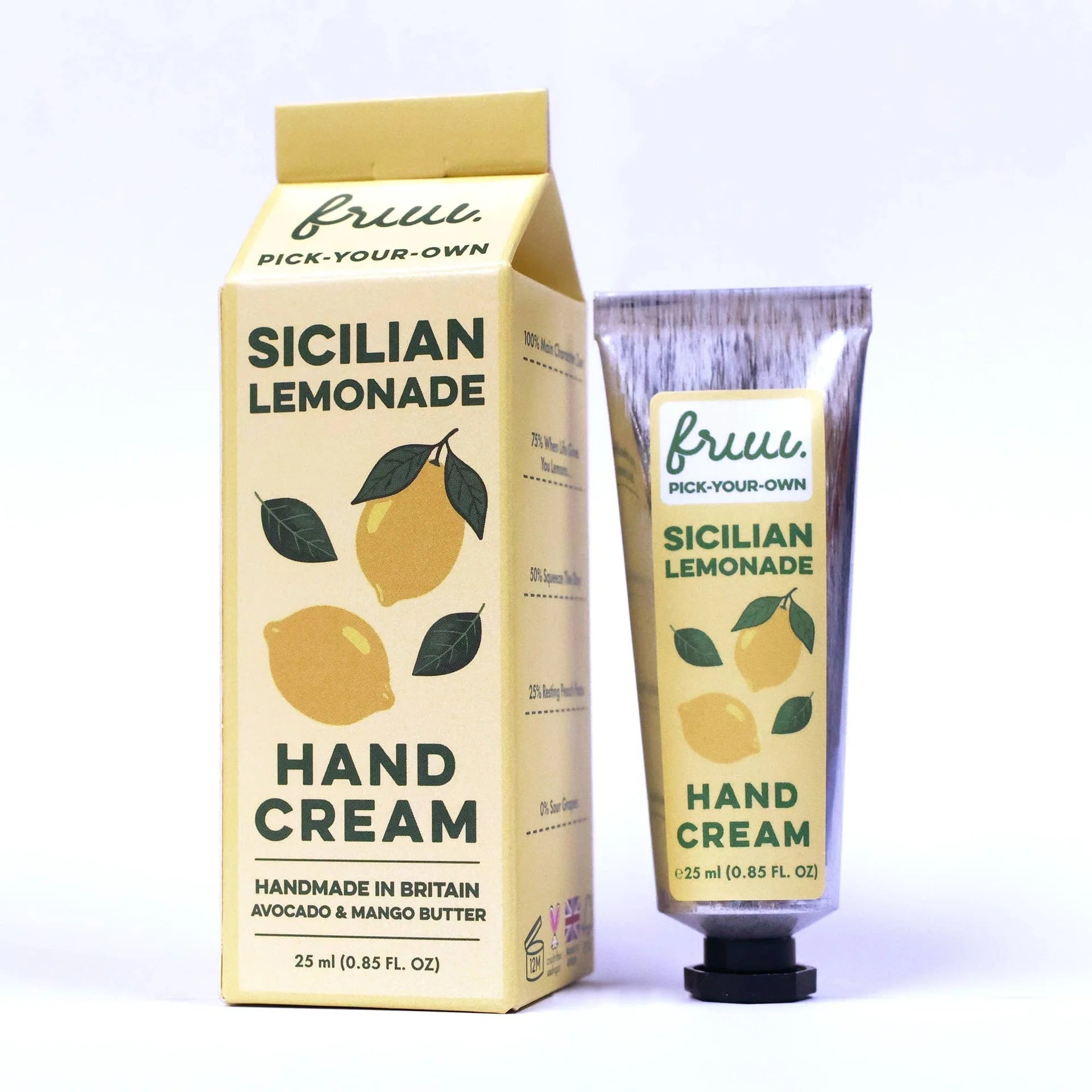 FRUU Sicilian Lemonade Scented Hand Cream - Uneeka
