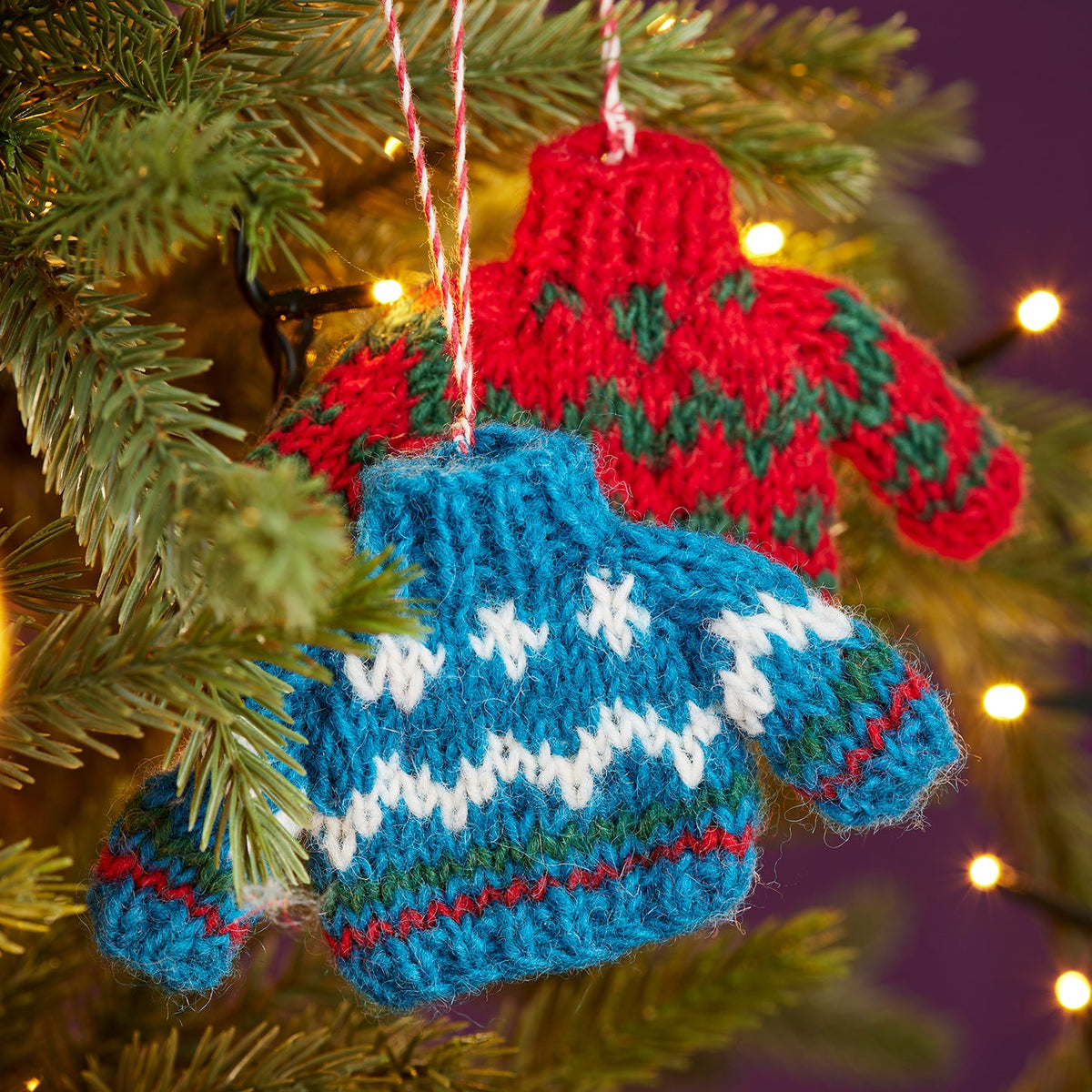 Fair Isle Wool Jumper Decoration Hanging Decoration - Uneeka