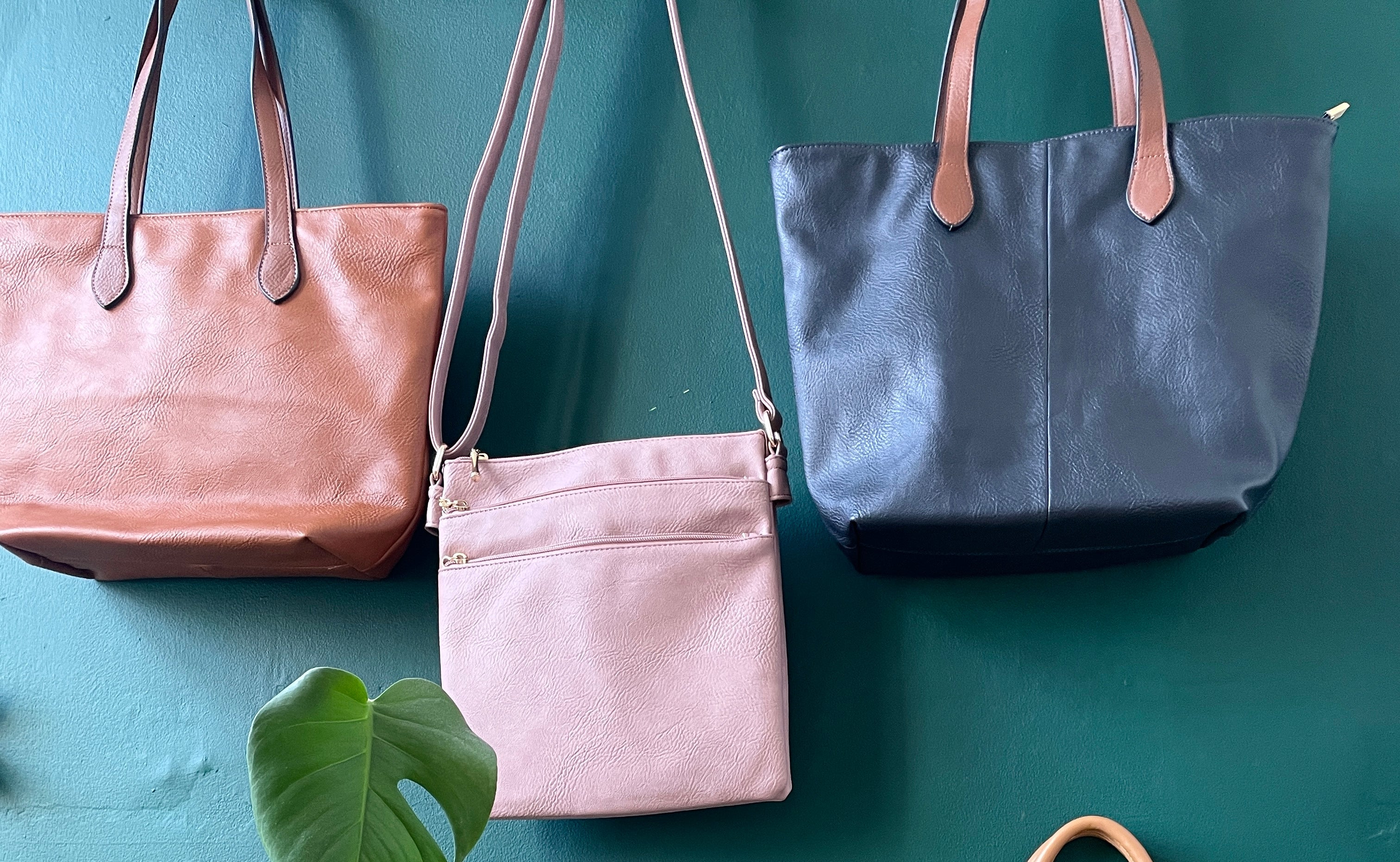 Faux Leather Brightly Coloured Bags - Uneeka