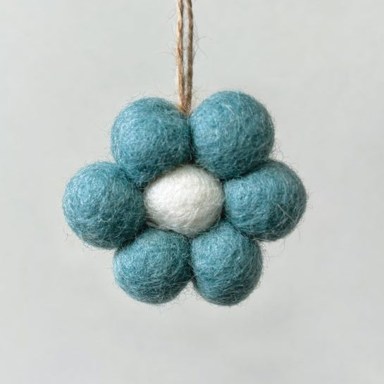 Felt Colourful Daisy Hanging Decoration - 630.3 - Uneeka