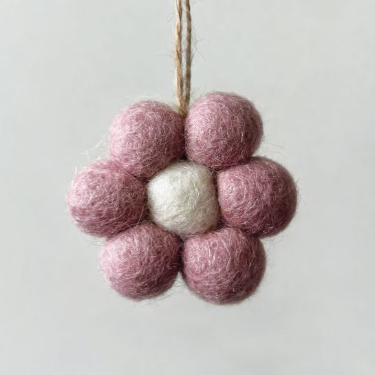 Felt Colourful Daisy Hanging Decoration - 630.4 - Uneeka