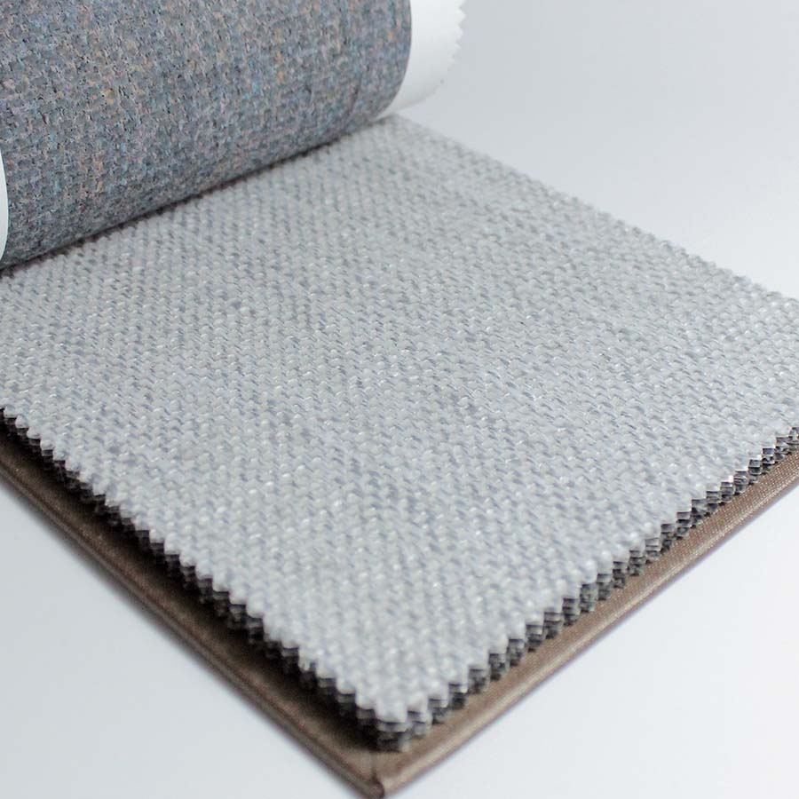 Hepburn Armchair Upholstered Fabric Sofa - Made To Order Ferrara Silver FER 2457