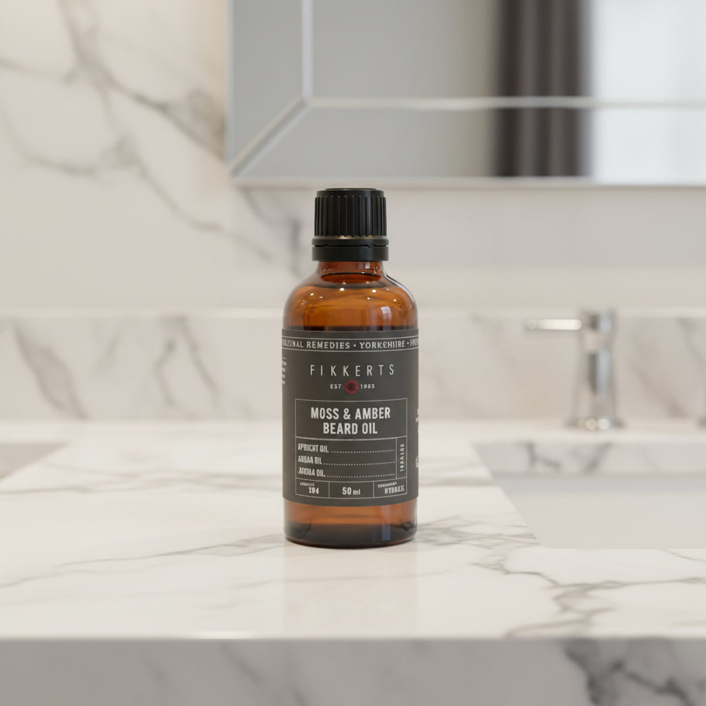 Fruits Of Nature Gentleman's Moss & Amber Beard Oil - M3412 - Uneeka