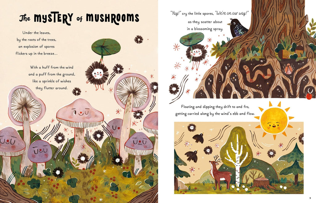 Five Minute Nature Stories For Children mushroom spread