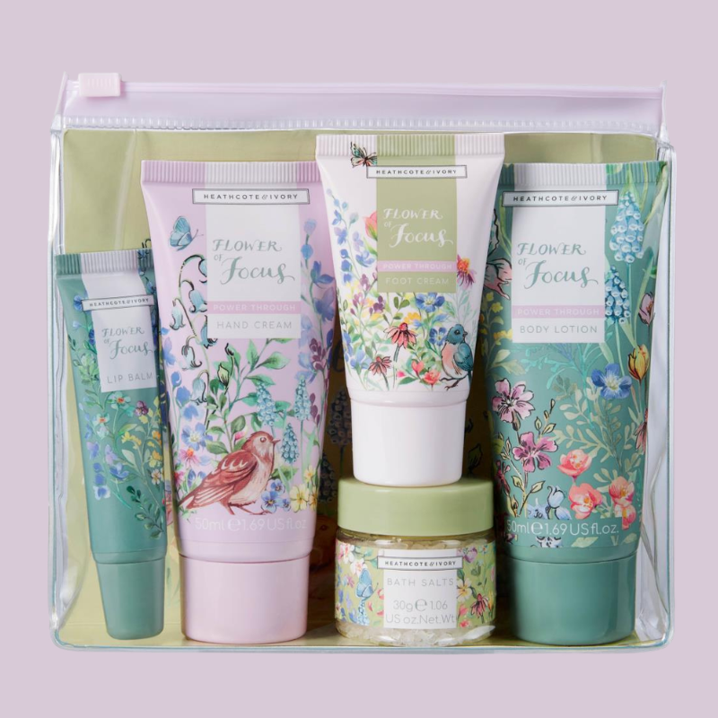 Flower of Focus Top to Toe Wellbeing Gift Set - Uneeka