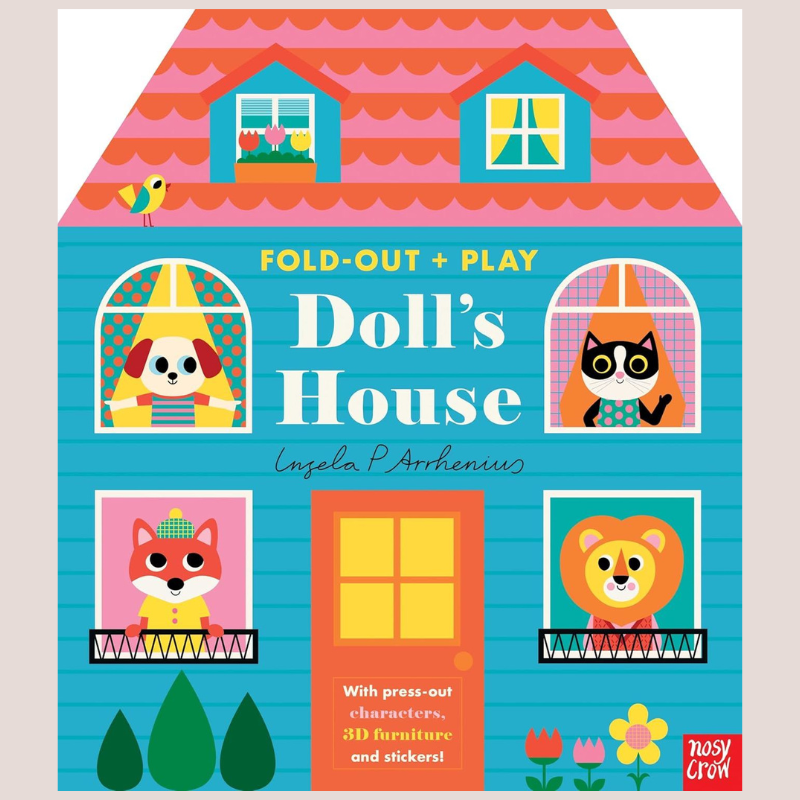 Fold-Out & Play Doll's House Sticker Book - Ingela Arrhenius, Uneeka