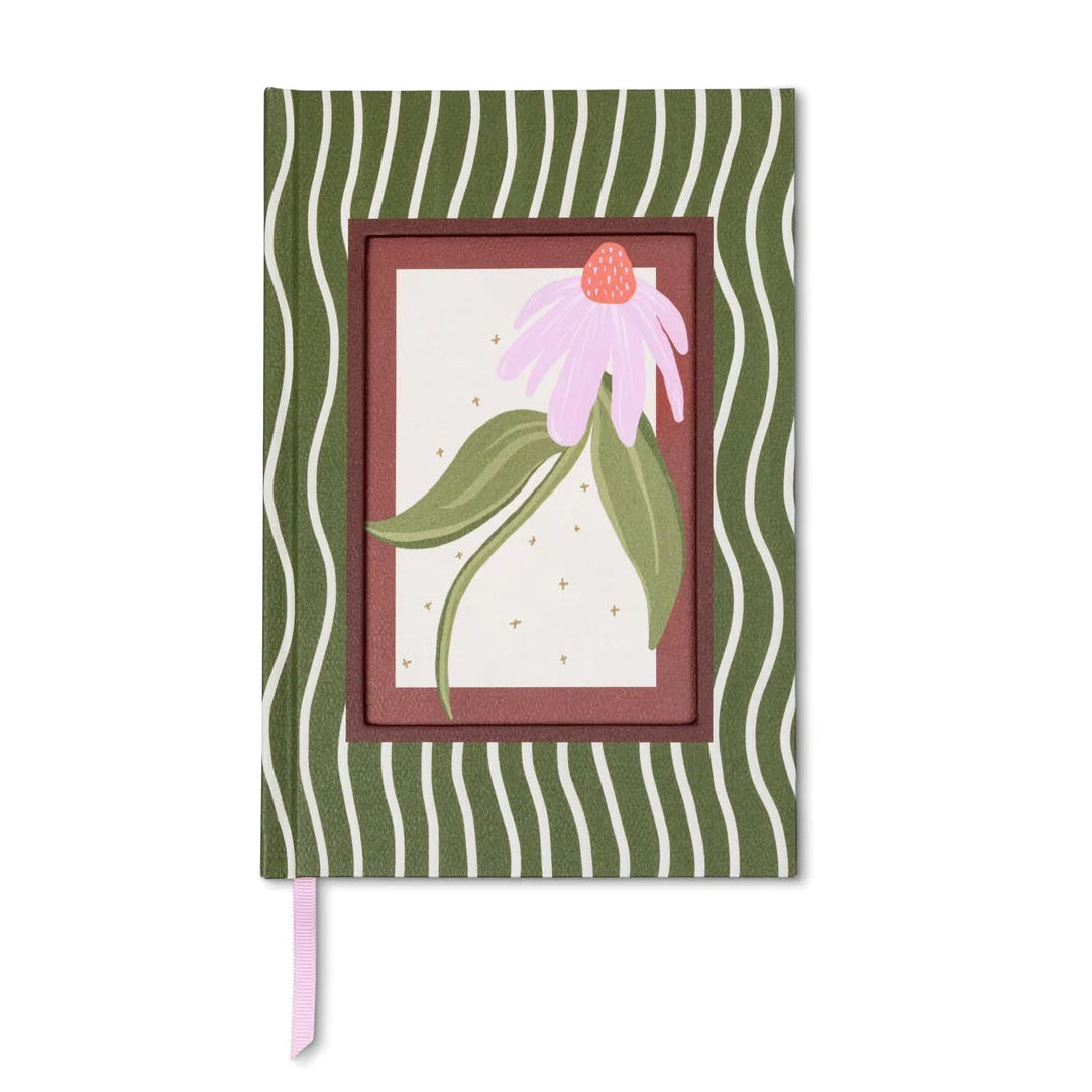 Framed Floral Coneflower Journal - Uneeka
