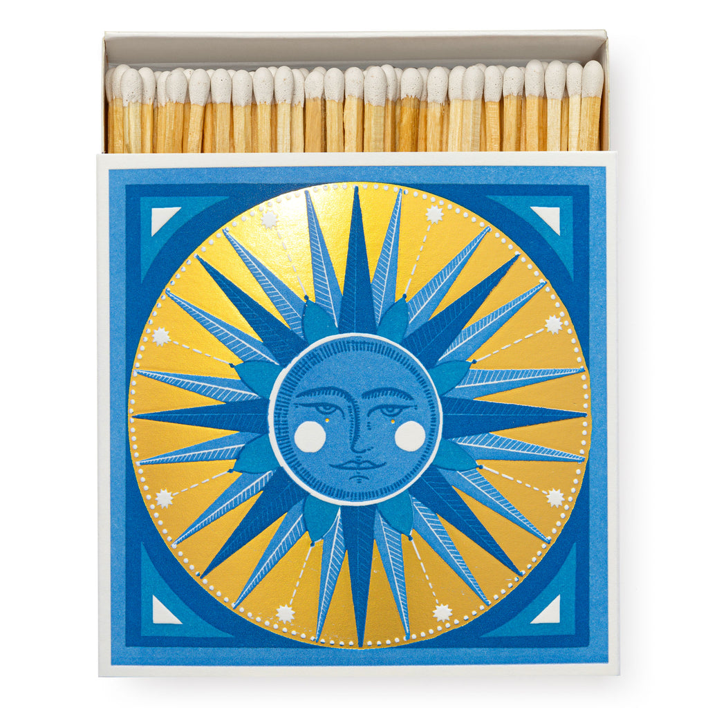 Golden Sun Design Box Of Matches includes 100 matches