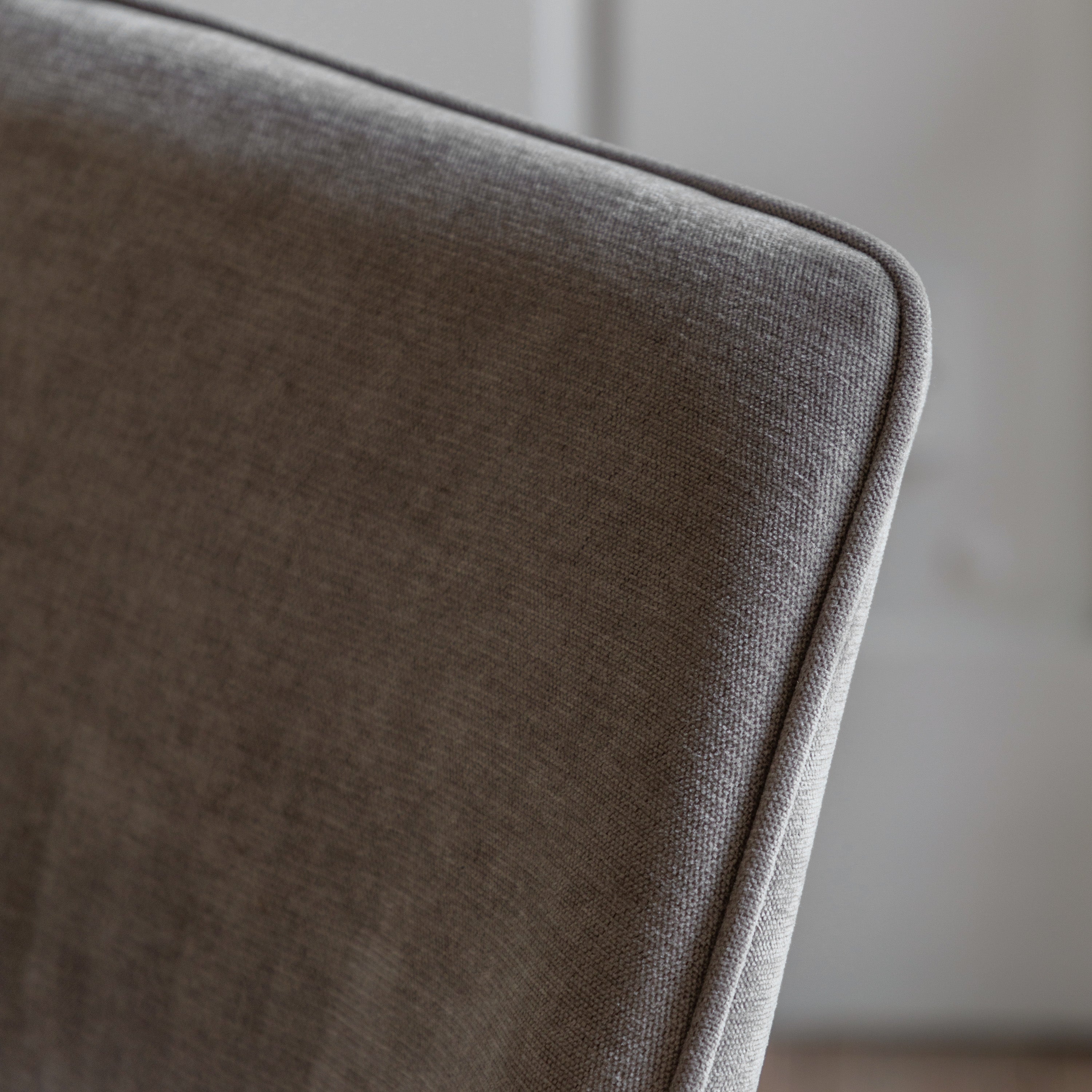 Grey Upholstered Dining Chair - Uneeka
