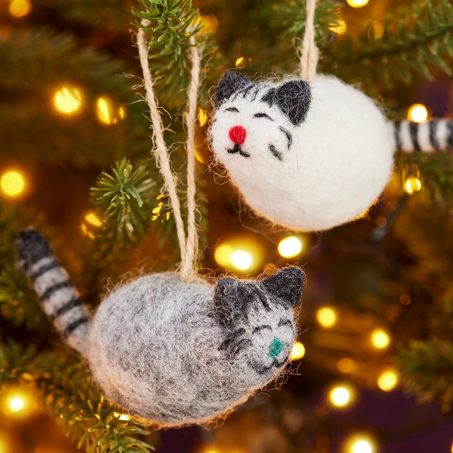 Felt Sleepy Cat - HDEC21 - Uneeka