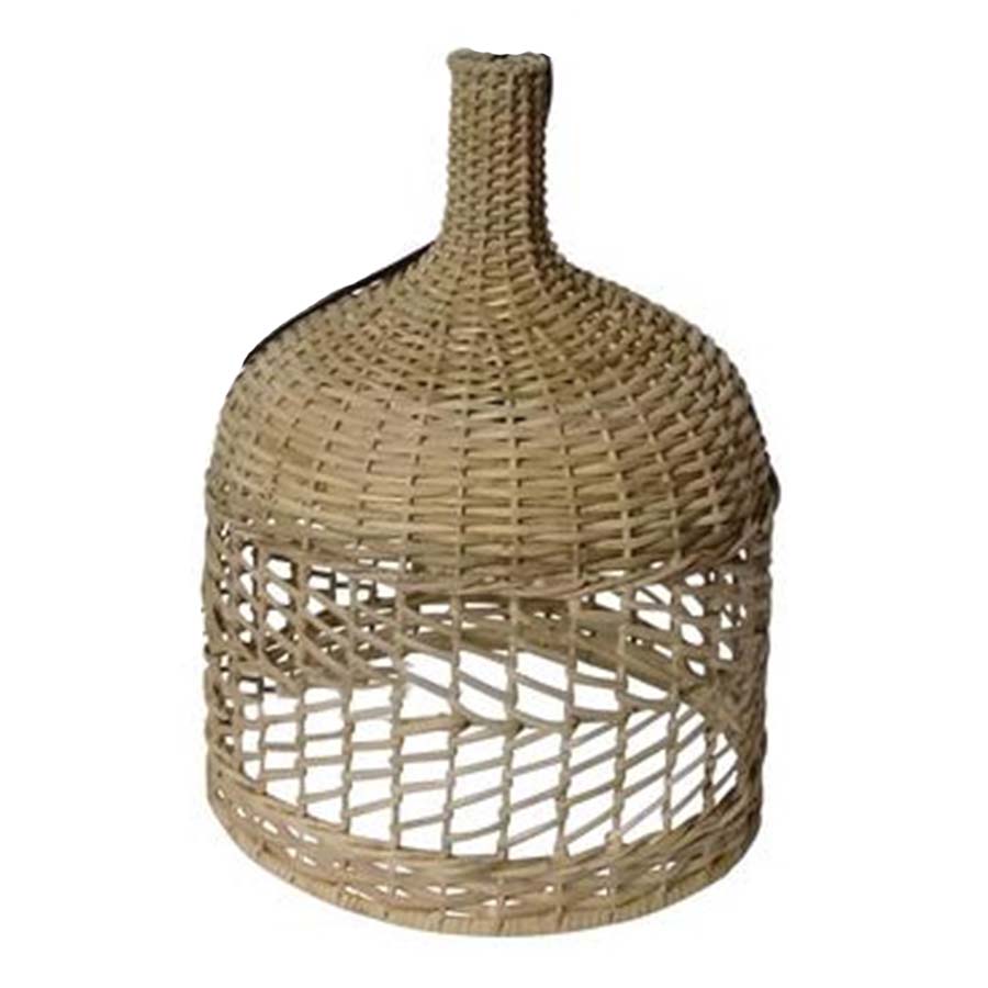 Bottle Shaped Rattan Hanging Ceiling Lamp Shade