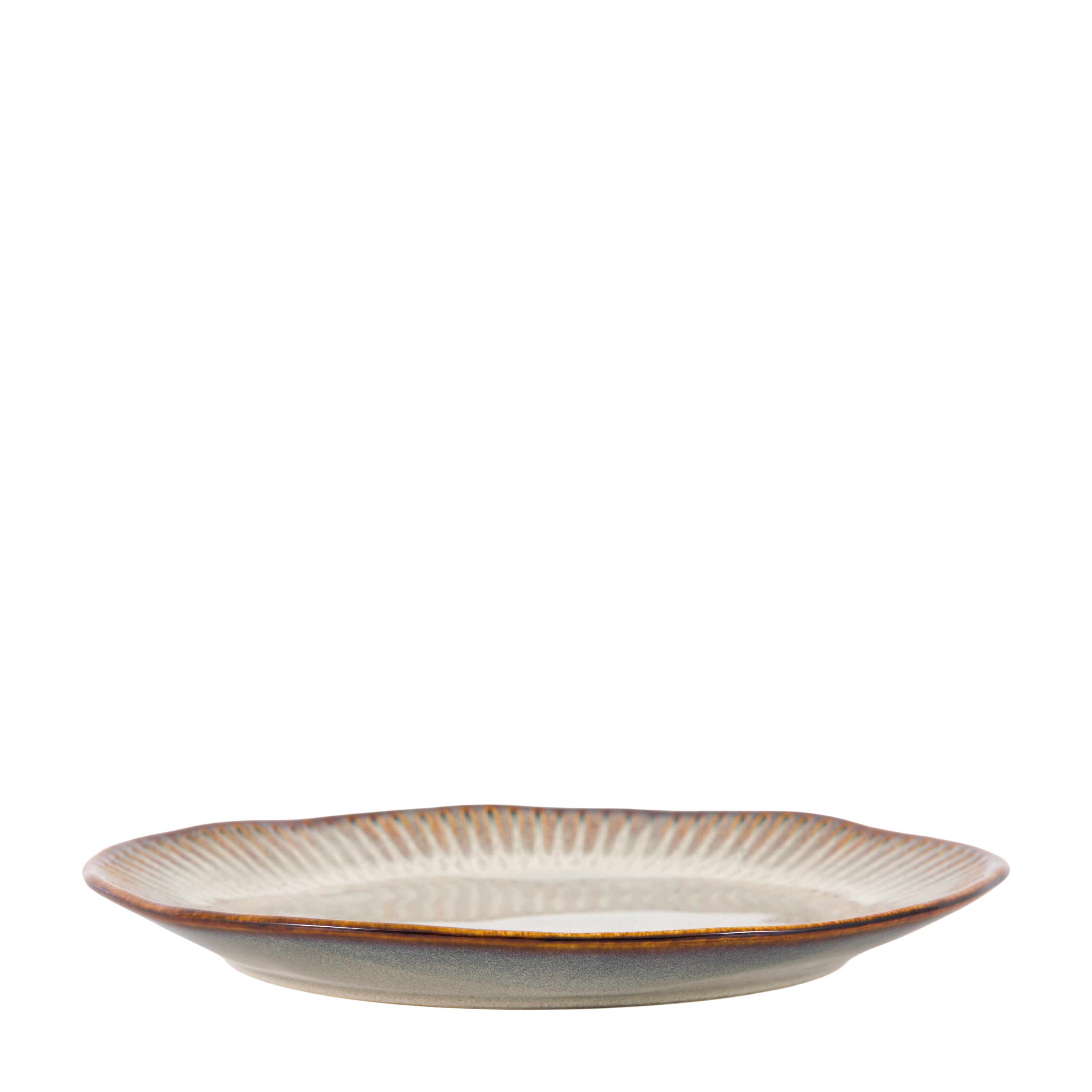 Organic Edge Stone Ceramic Dinner Plate - 590552 - Uneeka