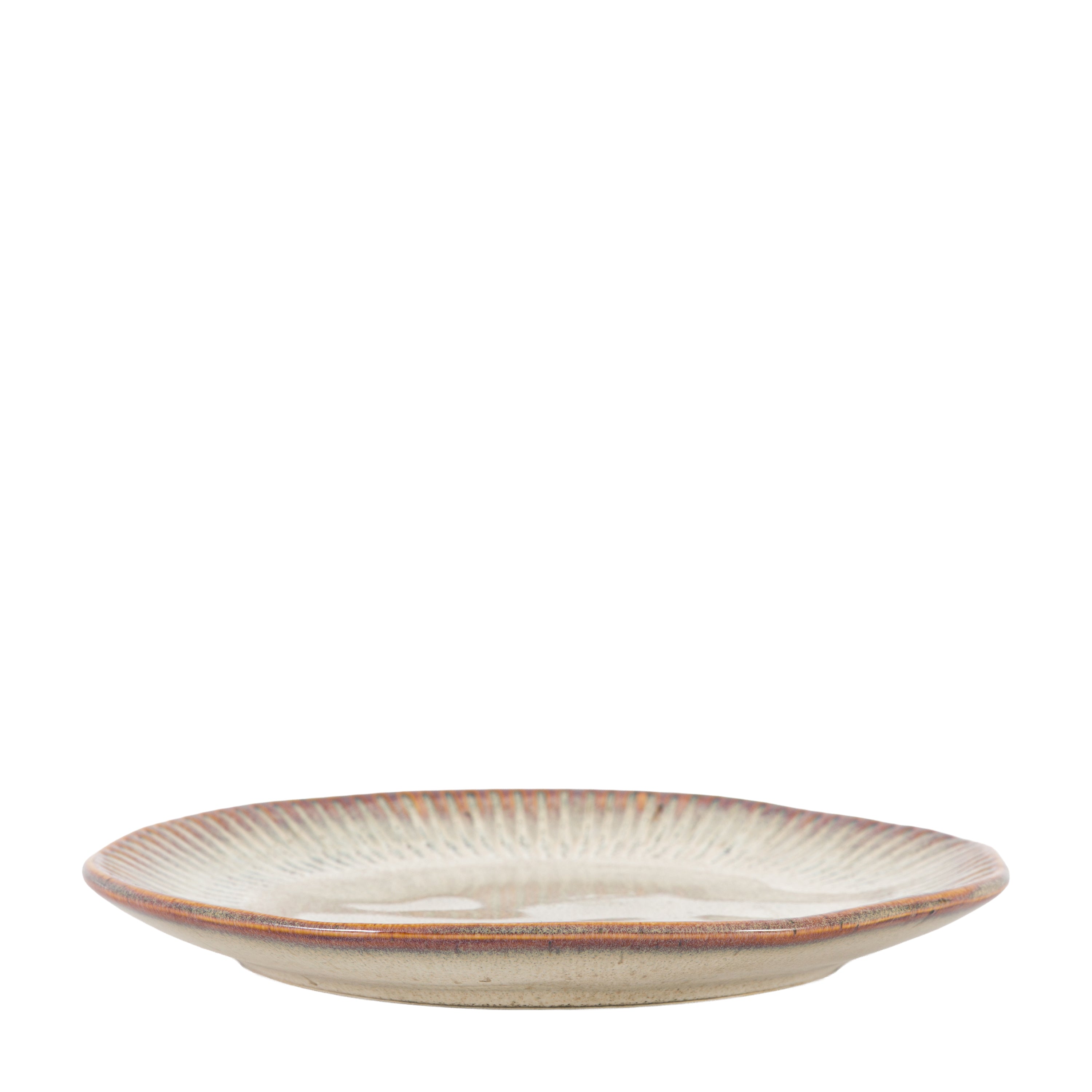 Organic Edge Stone Ceramic Side Plate - 590583 - Uneeka