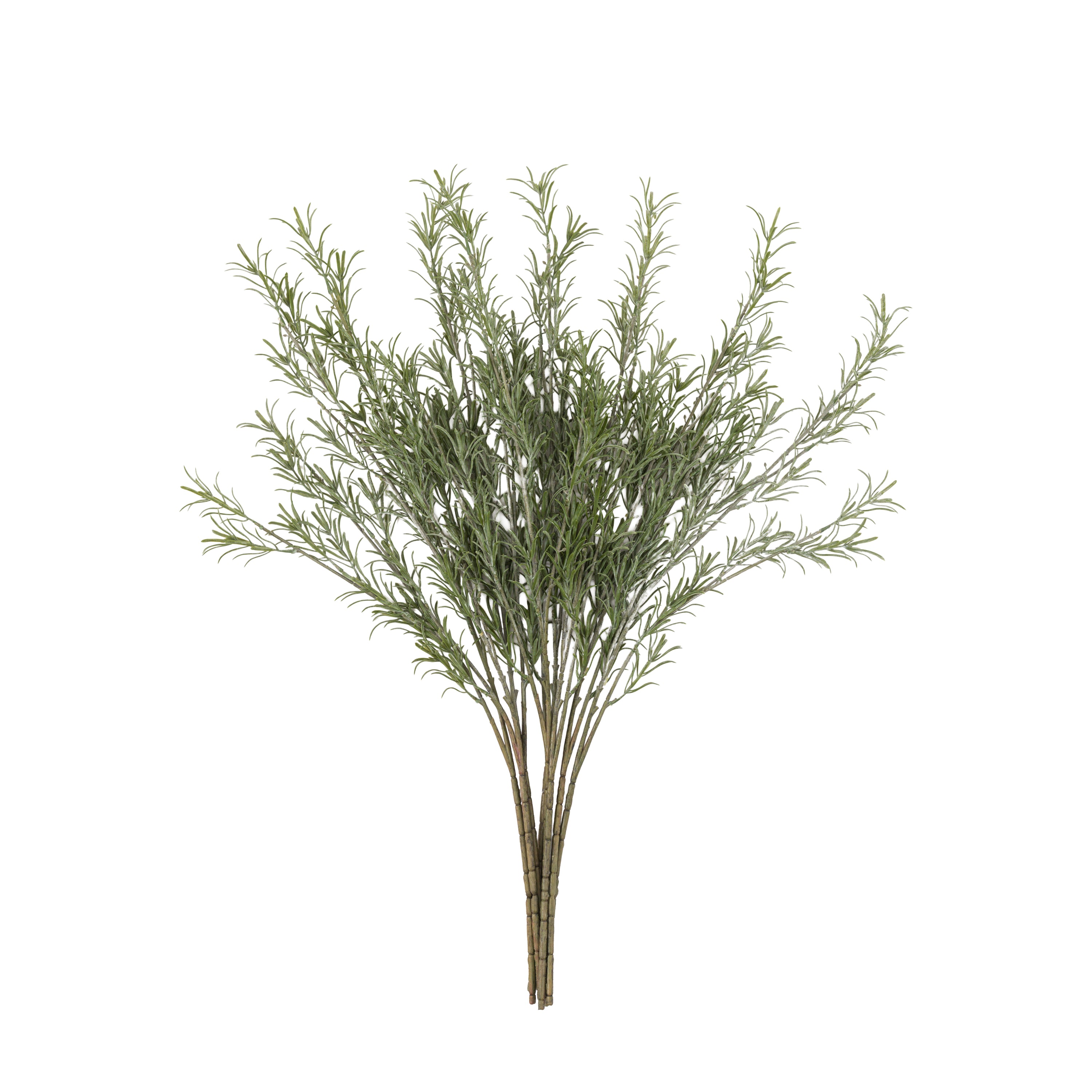 Artificial Silver Rosemary Leaf Spray - Faux Stem Rosemary Green - Uneeka