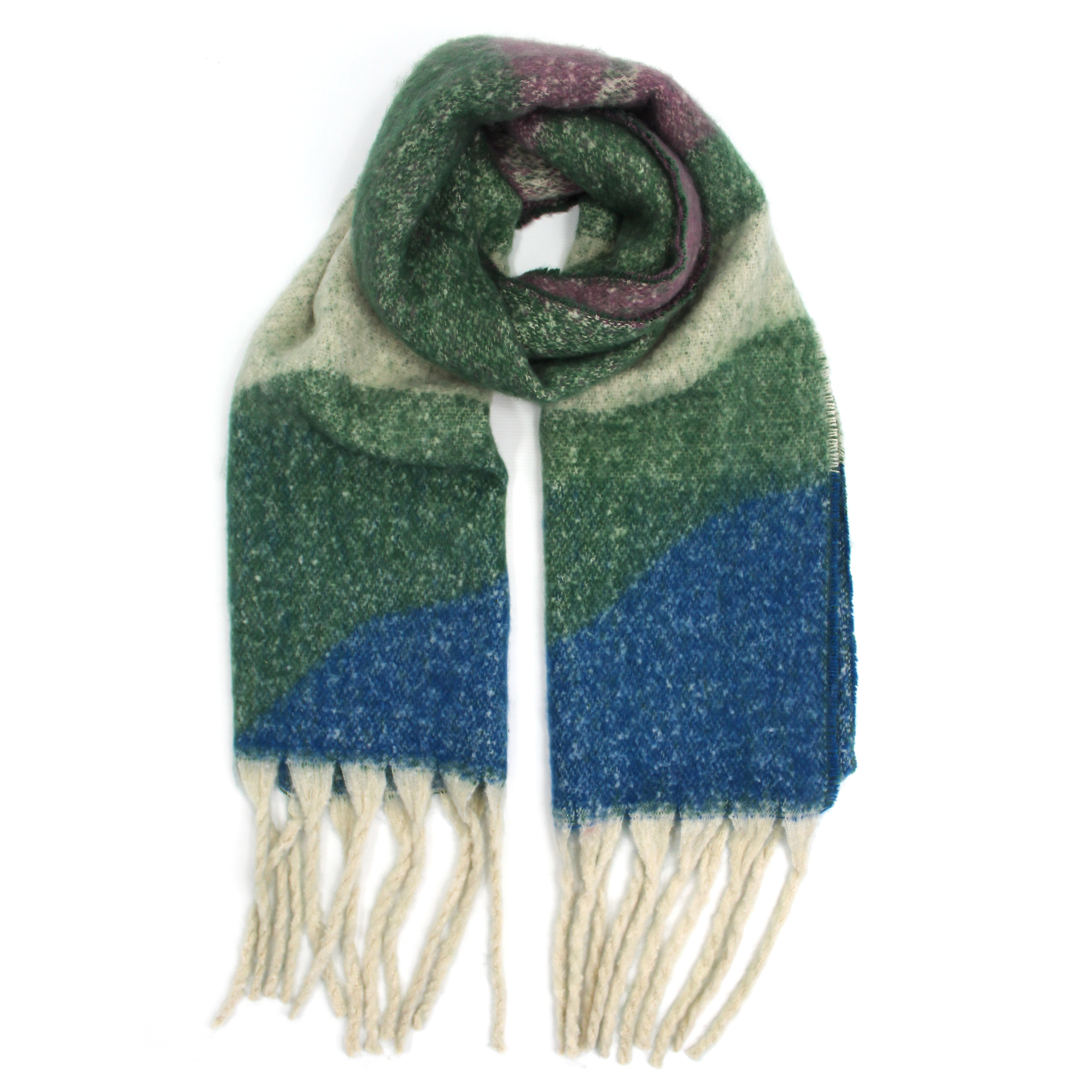 Chunky Knit Abstract Scarf