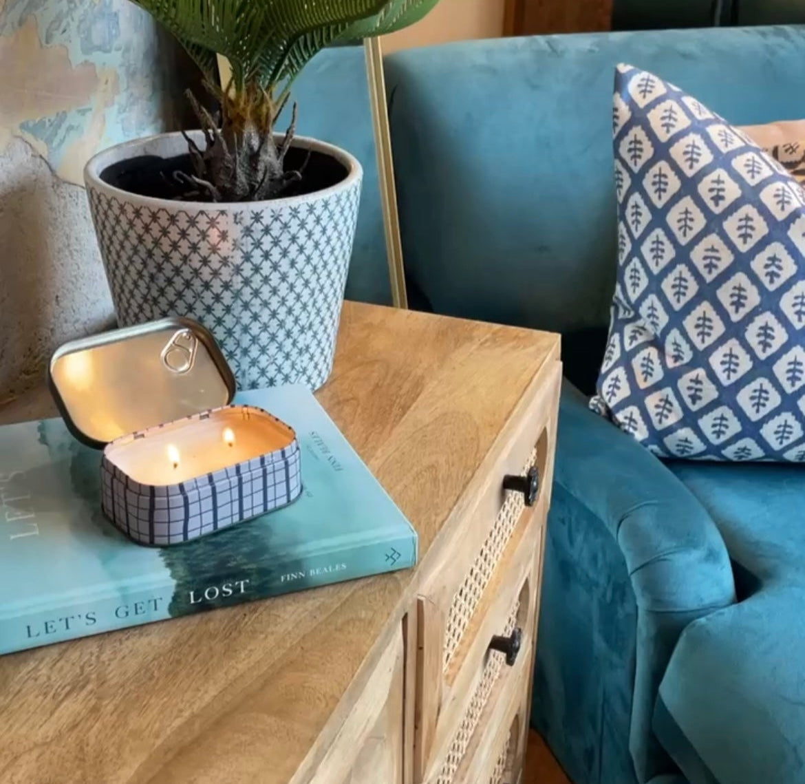 Hand Painted Bistro Inspired Candles - Uneeka