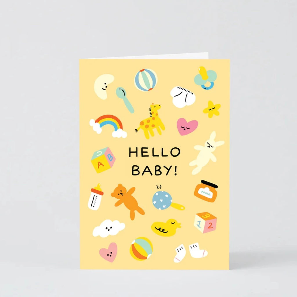 'Hello Baby!' Greetings Card