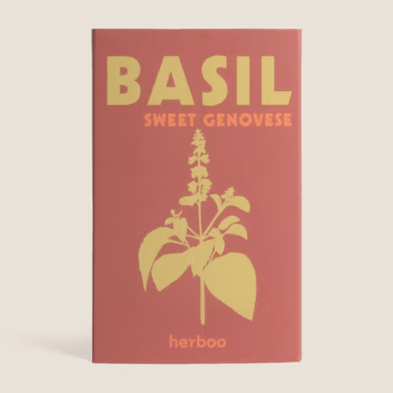 Herboo Seed Pack Basil - Basil 'Sweet Genovese' Seeds - Uneeka