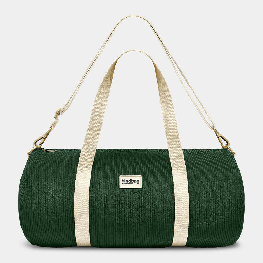 Hindbag Organic Cotton Corduroy Duffel Bag - Forest Green - Uneeka